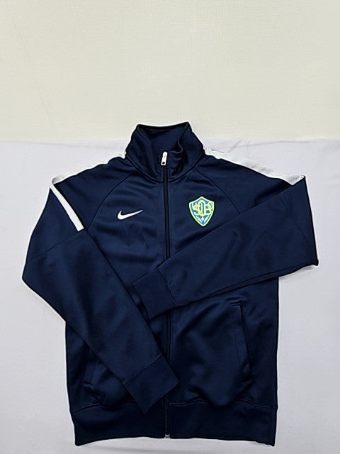 Nike Men's Navy Track Jacket S Full Zip Sportswear Poly Sml