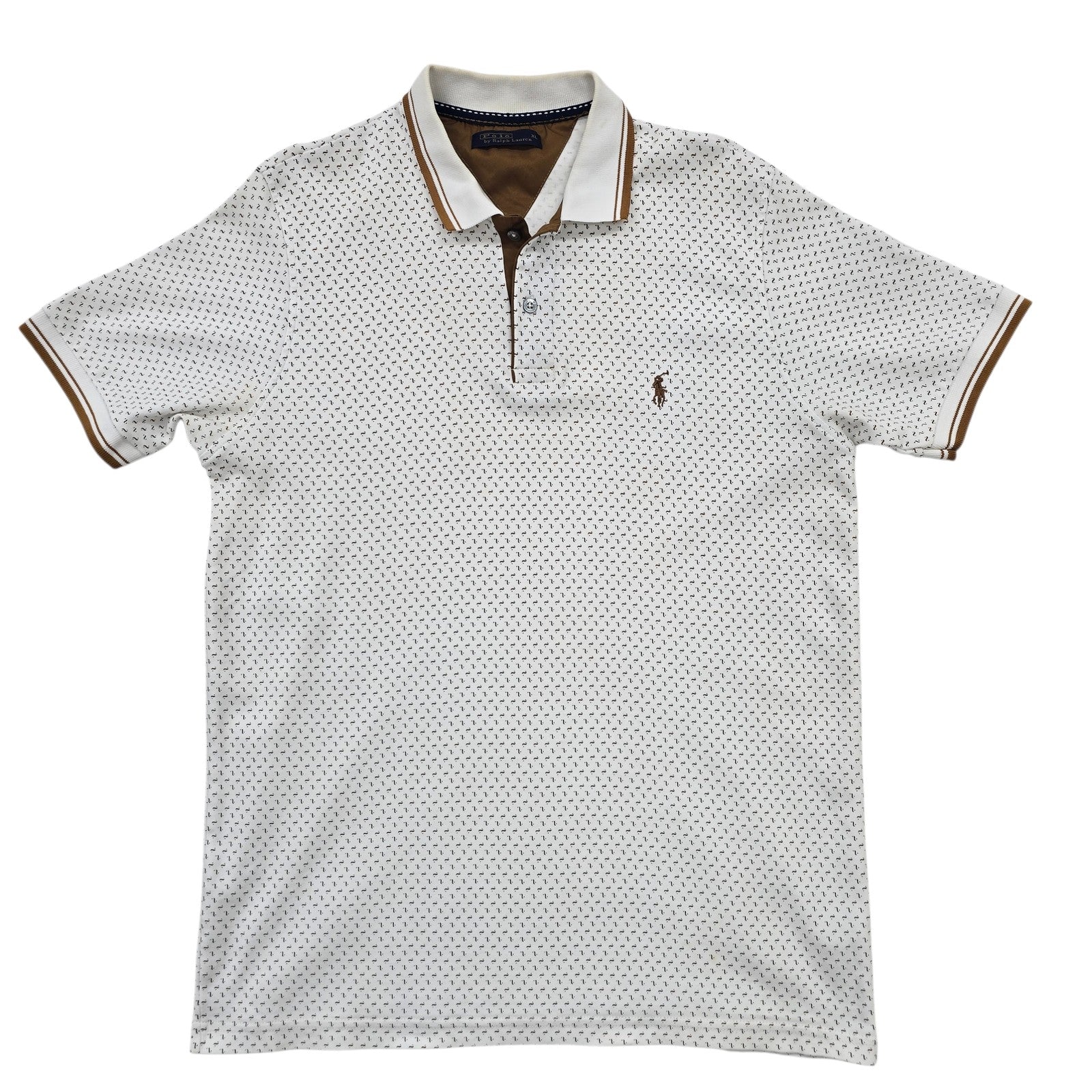 Polo Ralph Lauren Men White Polo Shirt size XL product image 1