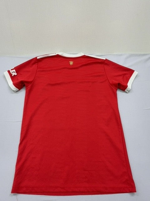 Adidas Unisex Red Jersey XL Short Sleeve Crewneck 100% Polyester