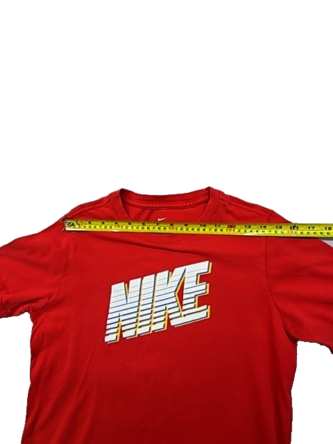 Nike The Nike Tee Red XL Short Sleeve Cotton T-Shirt Crew Neck