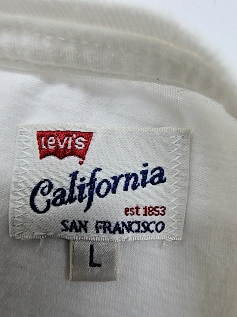 Levi's Men White T-Shirt size L product image 3