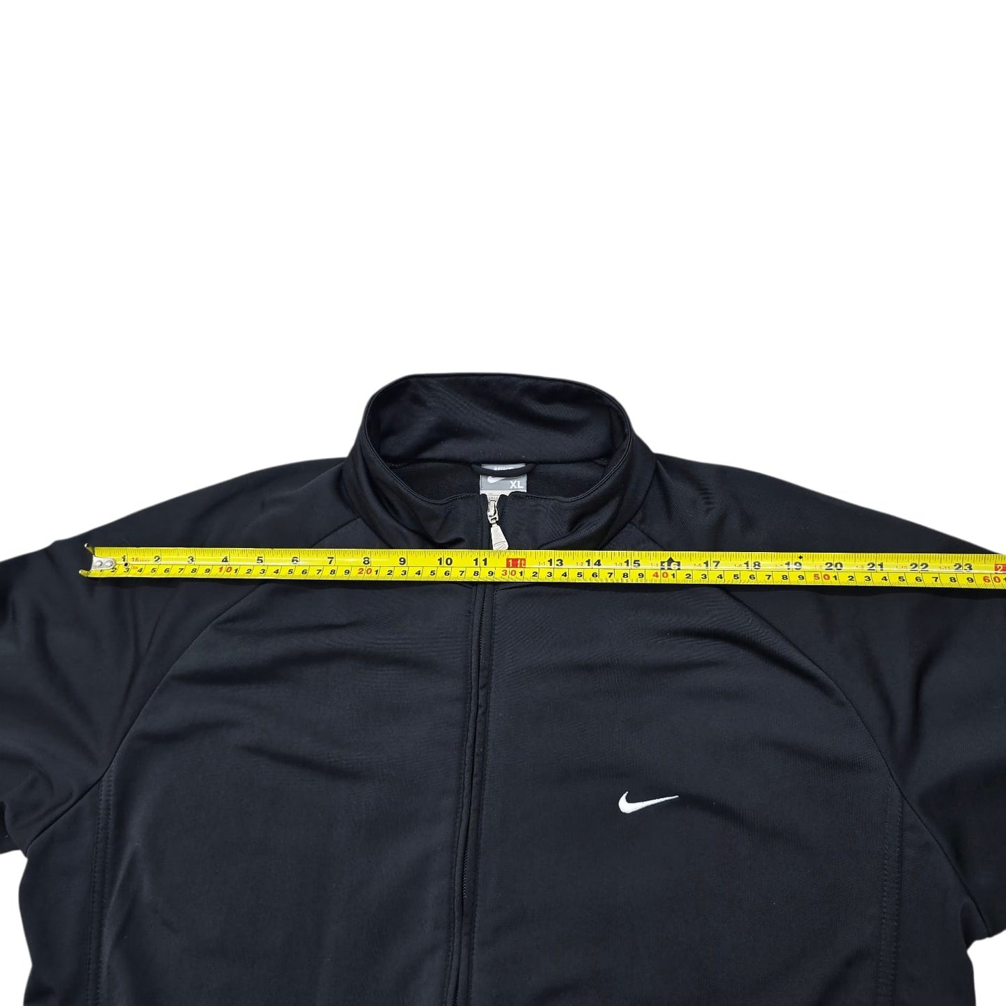 Nike Men's Black Track Jacket Full Zip XL Nylon Sportswear