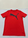 Puma Men's Red T-Shirt – Size M, Short Sleeve, Crew Neck – Ref F116D