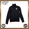 Nike Men's Black Jacket – Size S, Full Zip, Football