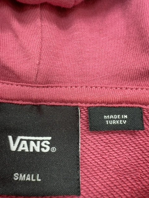 Vans Boys Burgundy Racing Hoodie Pullover Youth Small Regular