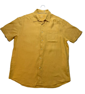 Marks And Spencer Yellow Casual Shirts For Men - Size M