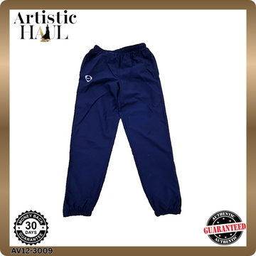 Nike Men's Navy Track Pants Size M Tapered Leg