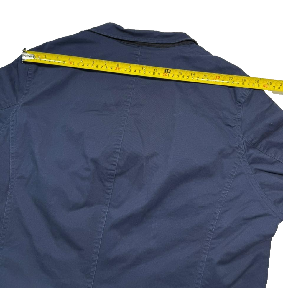 G-Star Raw Men's Blue Button Front Jacket Coat Size XL