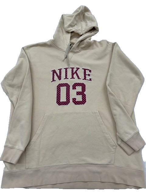 Nike Men's XL Beige Pullover Crewneck Hoodie Regular
