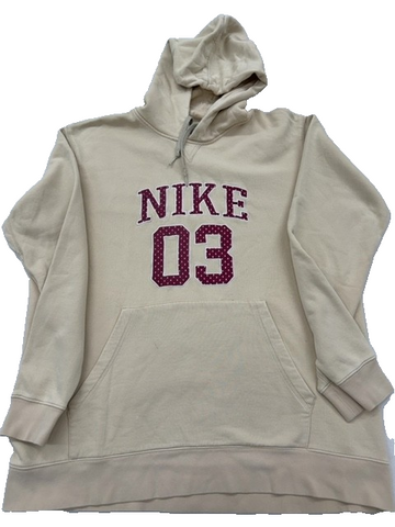 Nike Men's XL Beige Pullover Crewneck Hoodie Regular