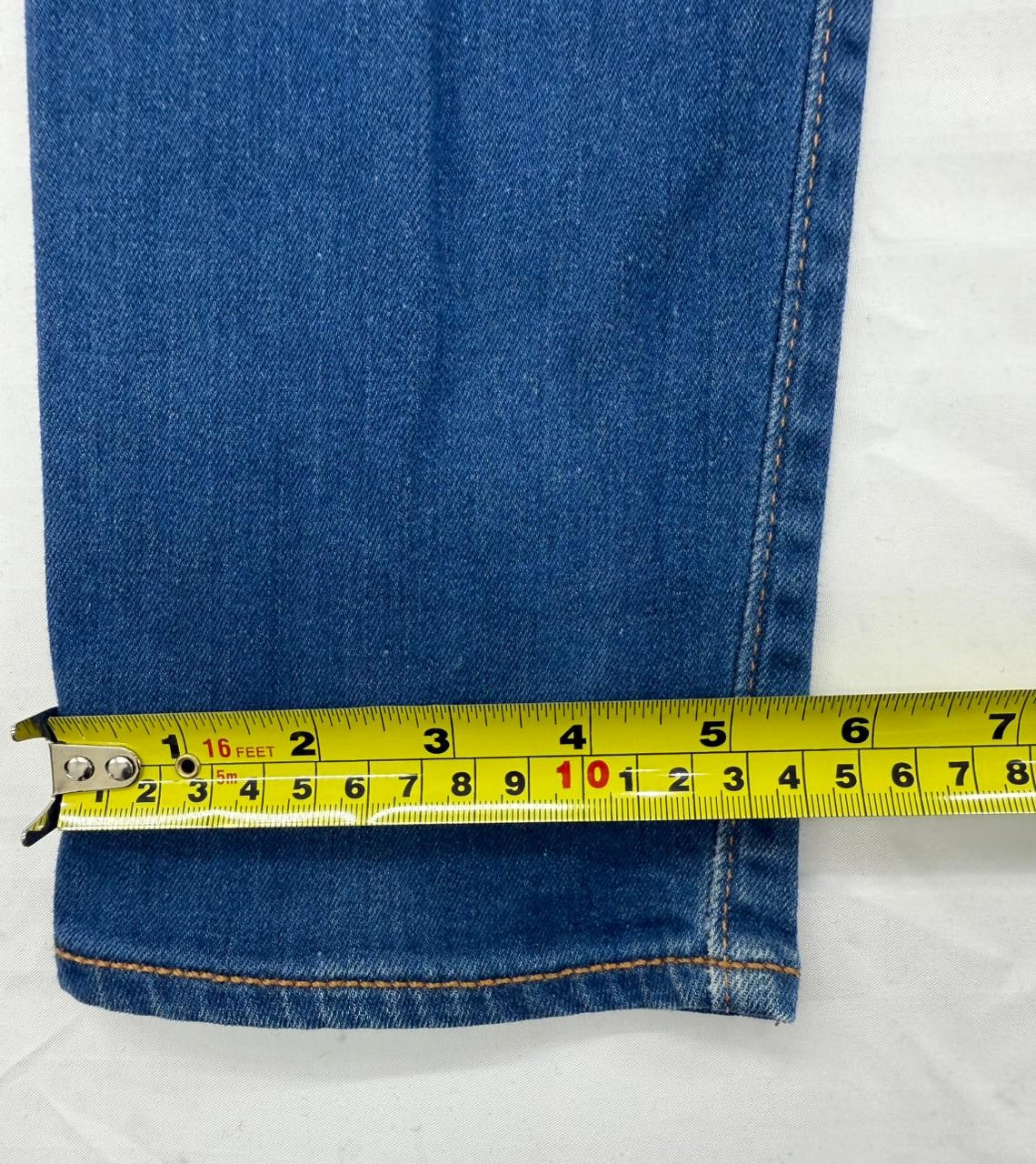 Levi's Men's 520 Tapered Slim Jeans W28 L32 Blue Denim Zip