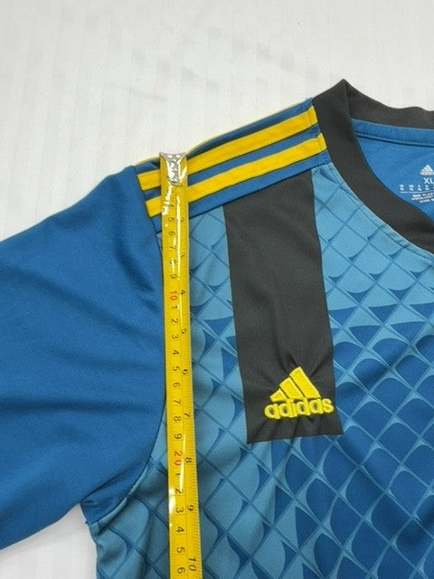 Adidas Men's End Plastic Waste Blue Jersey XL NWT