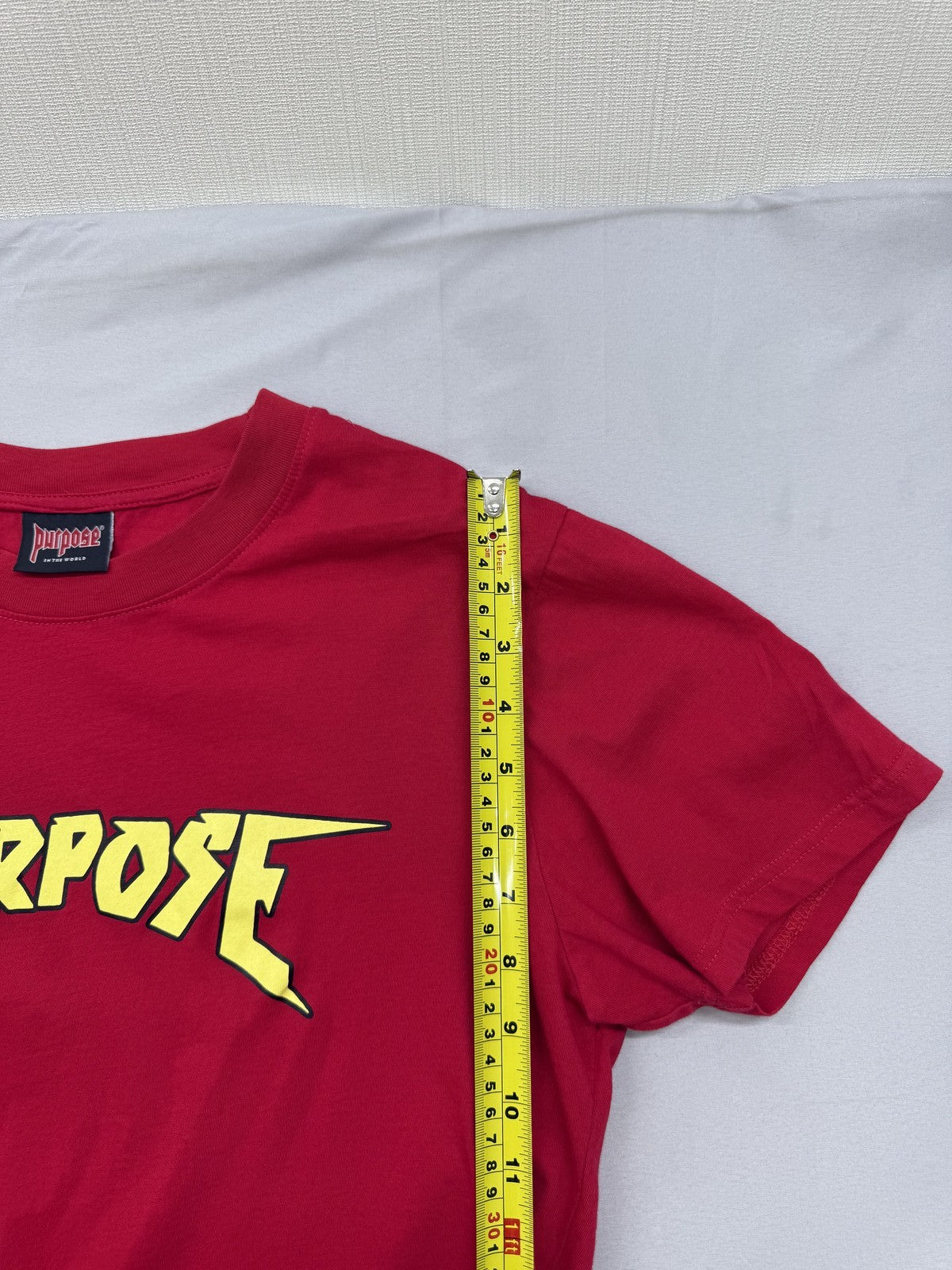 Parppa92 Women's Red Graphic T-Shirt Medium Cotton Crew Neck