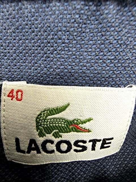 Lacoste Men's Navy Blue Slim Fit Long Sleeve Cotton Button Down M