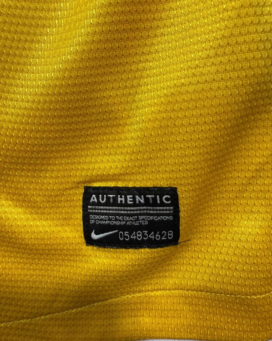 Nike Brazil National Team Soccer Jersey Yellow Green Men's Size L
