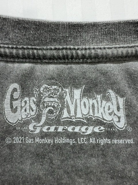 Gas Monkey Garage Men's Gray Monkey Graphic T-Shirt XL Vintage