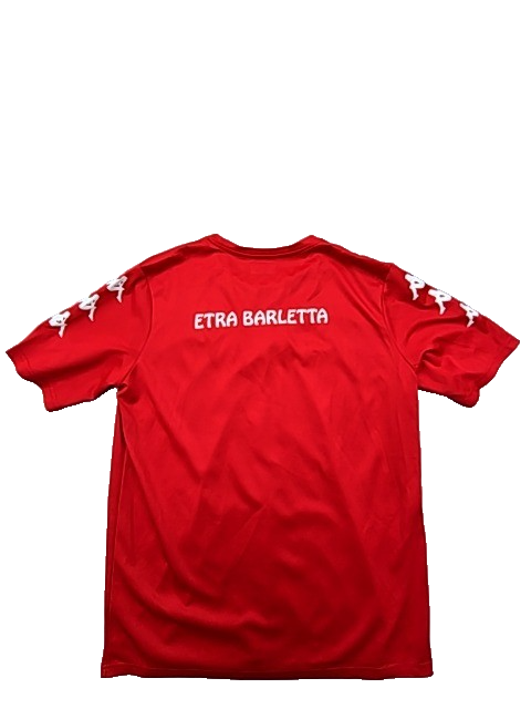 Kappa Red Soccer Jersey Large Short Sleeve Crewneck 100% Poly