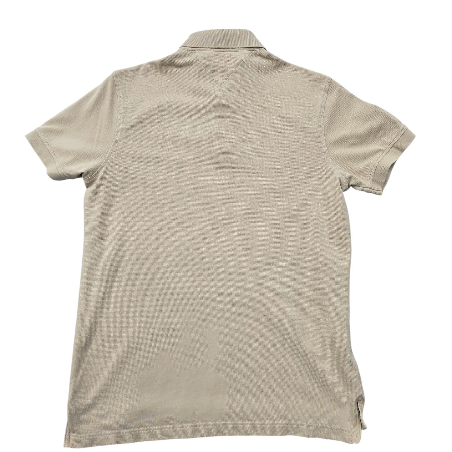 Tommy Hilfiger Men's Beige Organic Stretch Pique Polo Size M
