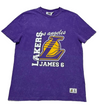 Los Angeles Men's Purple T-Shirt – Size M, Short Sleeve – Ref 6B2E1