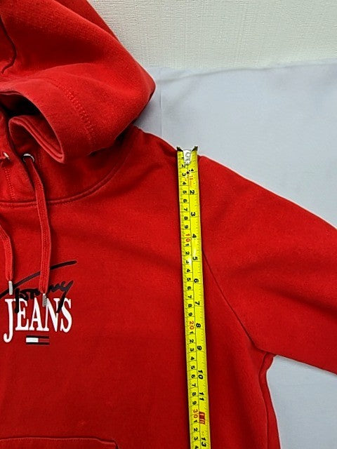Tommy Jeans Men Red Hoodie size XL product image 7