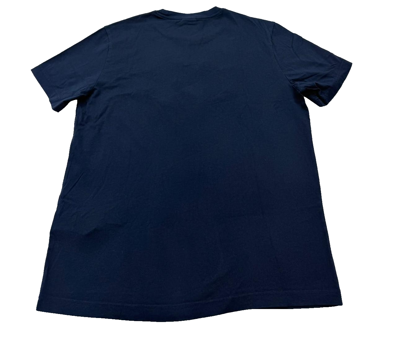 Champion Navy Blue Big Logo T-Shirt Crewneck Men's Size L Made in Cambodia
