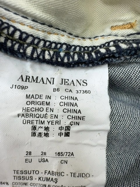 Armani Jeans Men Blue Jeans size 28X34 product image 6