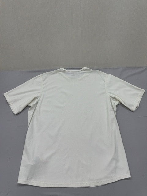 Nike Men's White Dri-FIT Fitness T-Shirt Size L