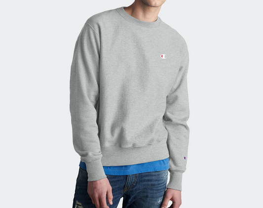 Champion Men's Gray Sweatshirt – Size L