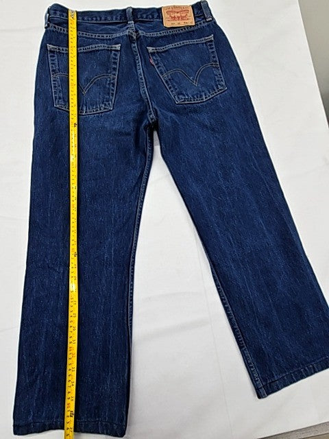 Levi's 501 Vintage Straight High Rise W34 L32 Blue Jeans