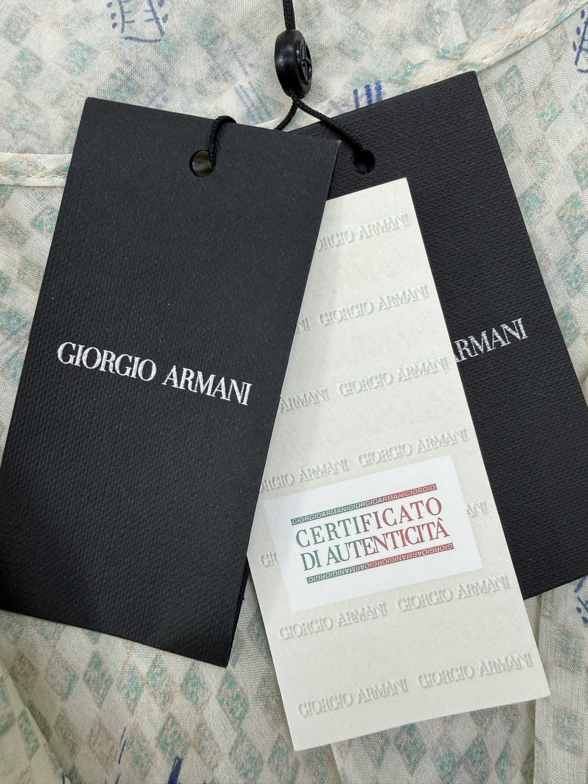 Giorgio Armani Women Green Blouse size 44 product image 5
