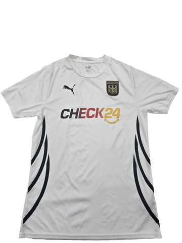 Puma Germany NT White Striped Soccer Jersey M 2024 NWT