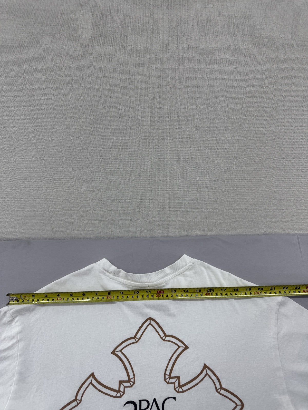 Bershka Tupac 2Pac White Cotton T-Shirt Men's M Short Sleeve