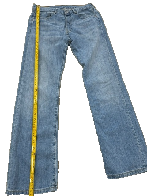 Levi's Men's Blue 501 Straight Jeans 33x32 Button Fly