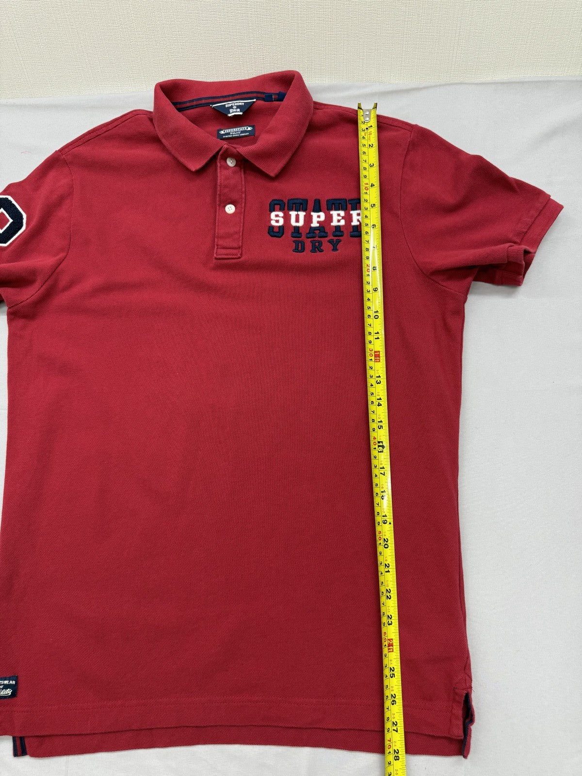 Superdry Men Red Polo Shirt size XL product image 9