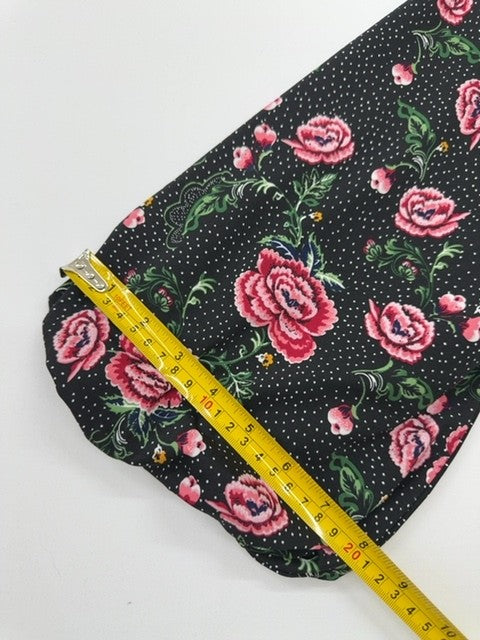 Roses Floral Girls Black Dress product image 10