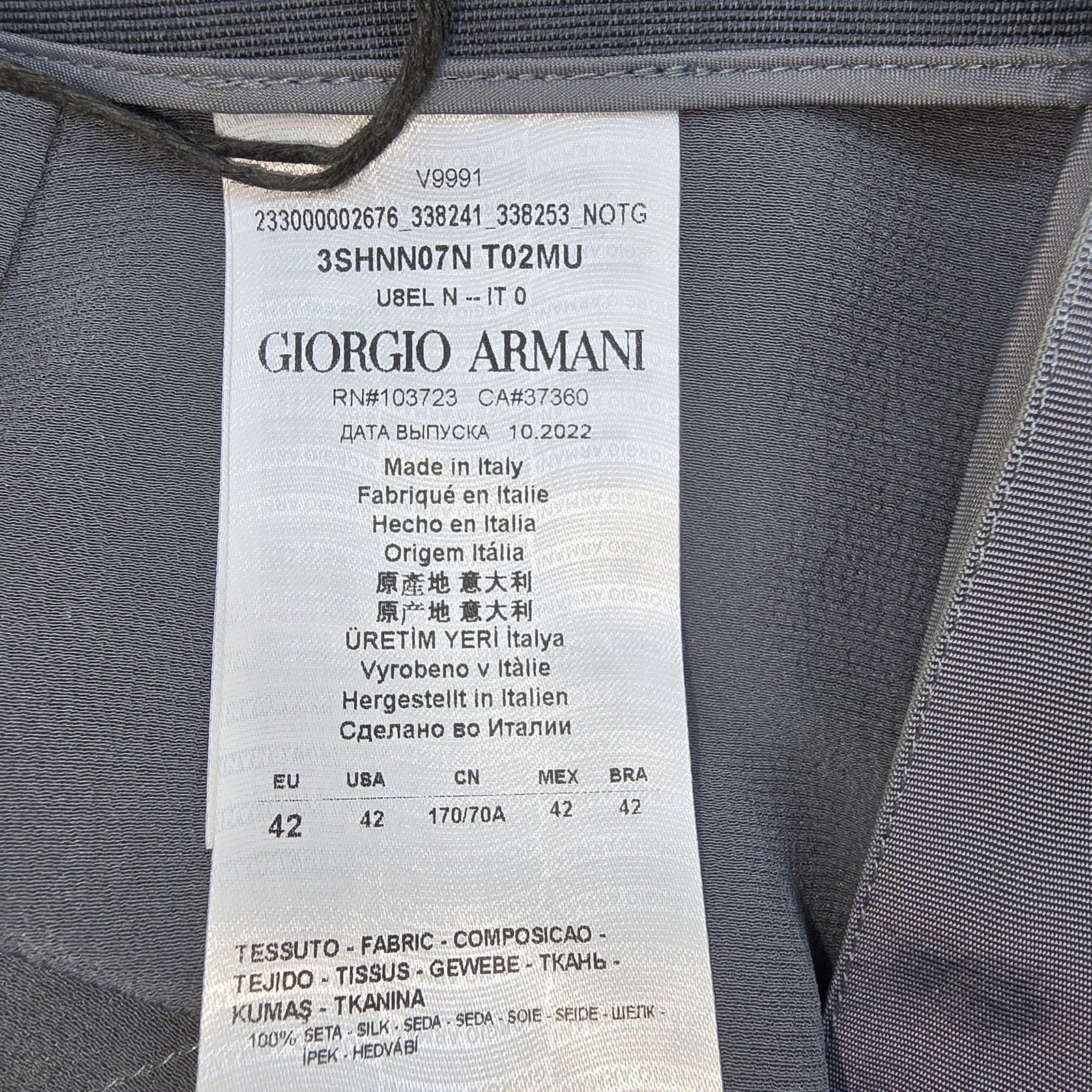Giorgio Armani Women Gray Skirt product image 4