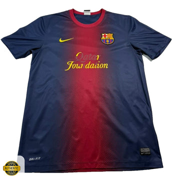 Nike Men's Fc Barcelona Home Jersey Nike Dri-FIT Size M Qatar Foundation Unicef