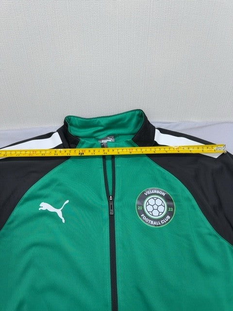 Puma Men's Green Celtic FC Track Jacket Size L Full Zip