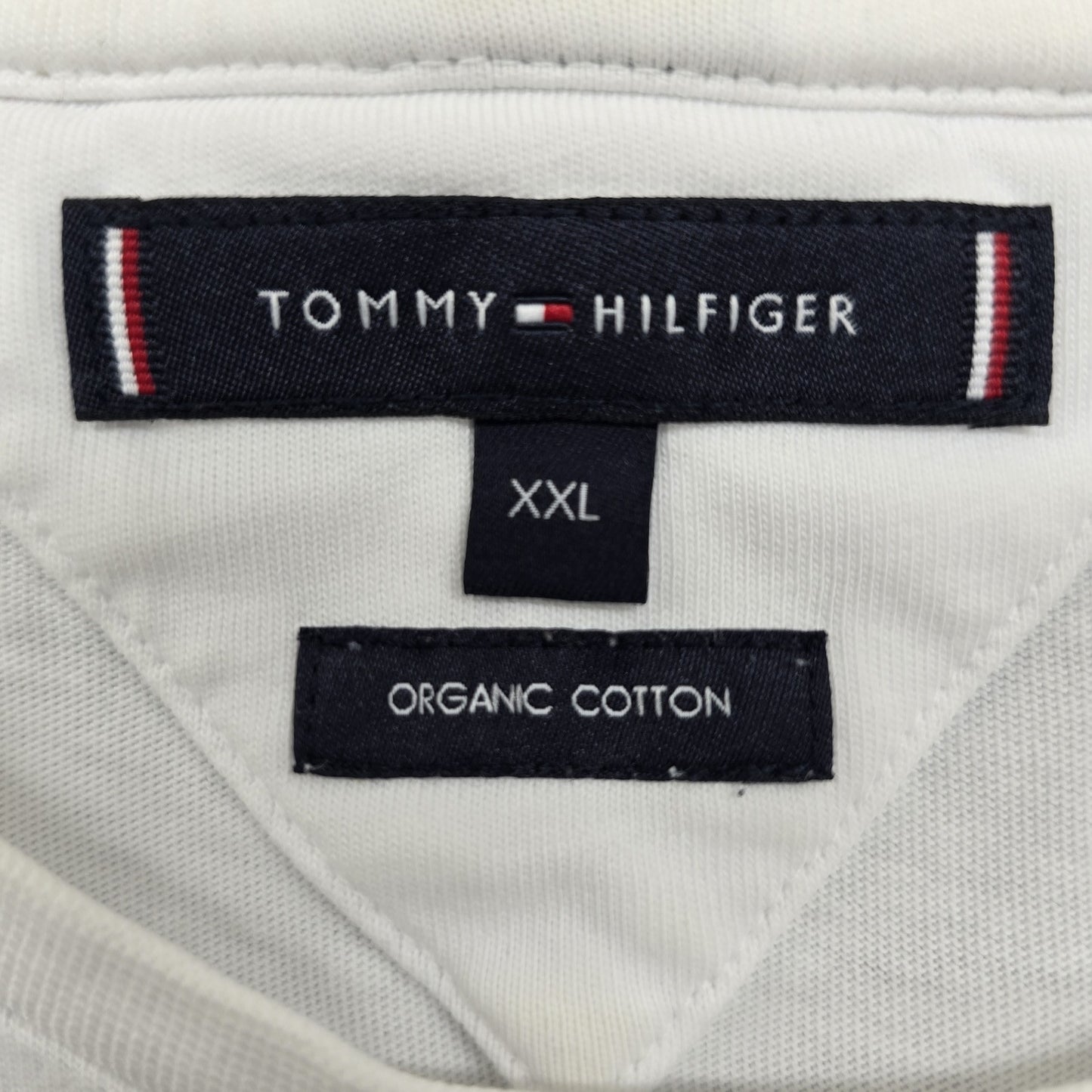 Tommy Hilfiger Men White T-Shirt size XXL product image 3
