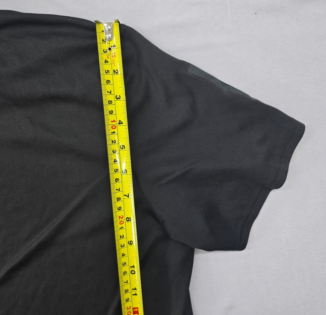 Adidas Men's Black Stripe Running T-Shirt Size L Short Sleeve