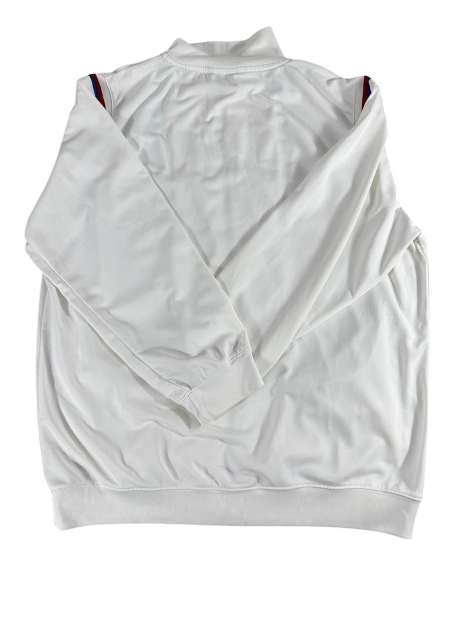 Nike White Full Zip Track Jacket Zip Up Sportswear Size XL