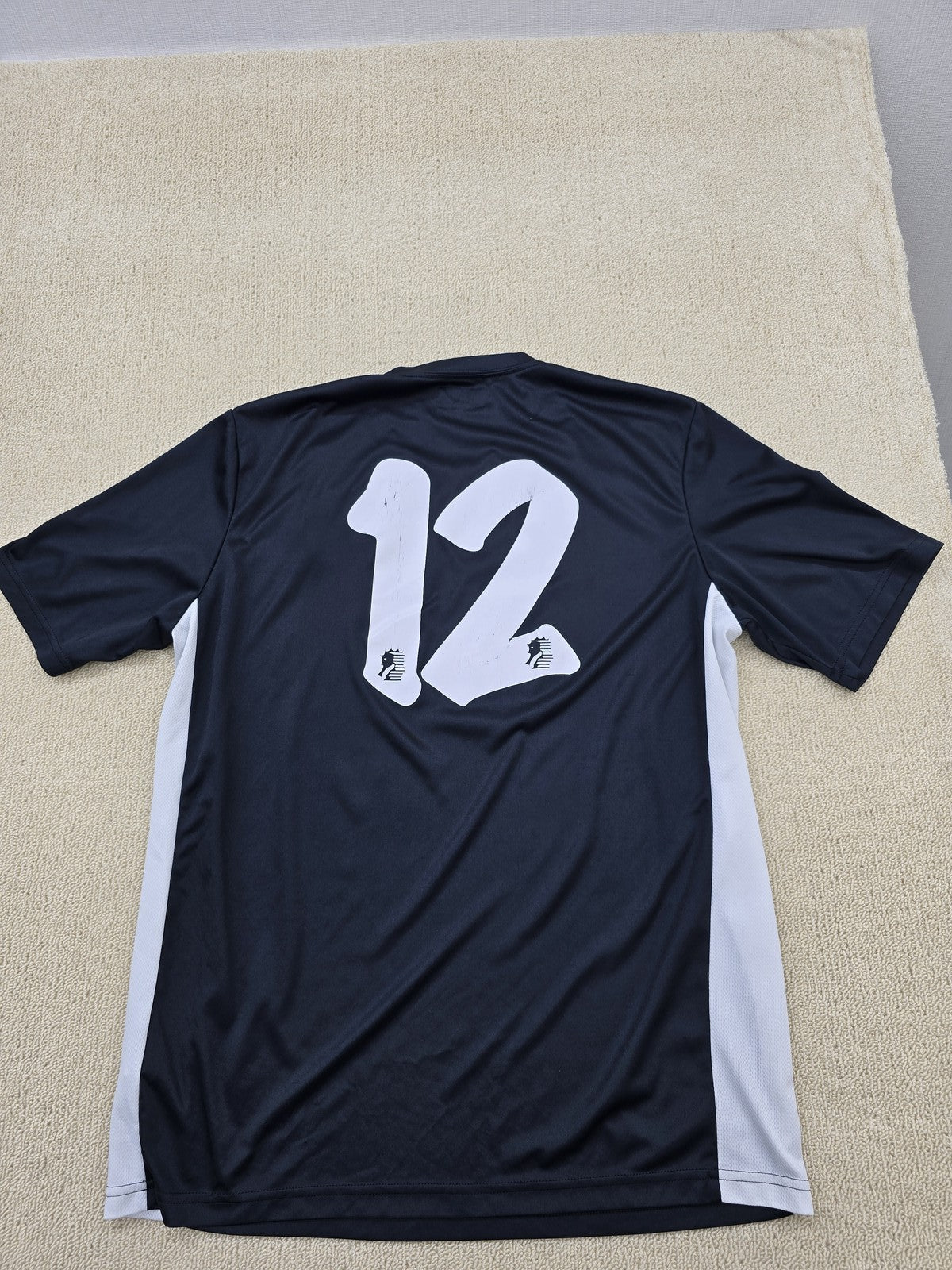 Kappa Esperanza Soccer Jersey #12 Black L Vintage 2018 Bulgaria