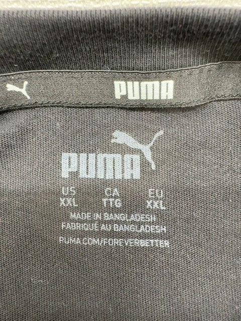 Puma Men's Gray XL Sleeveless Training Tank Top Logo