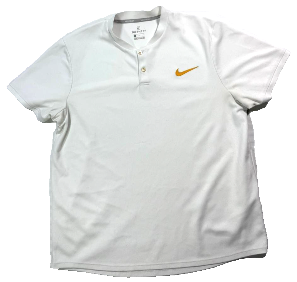 Nike Court Advantage Solid Polo Men White - Size L