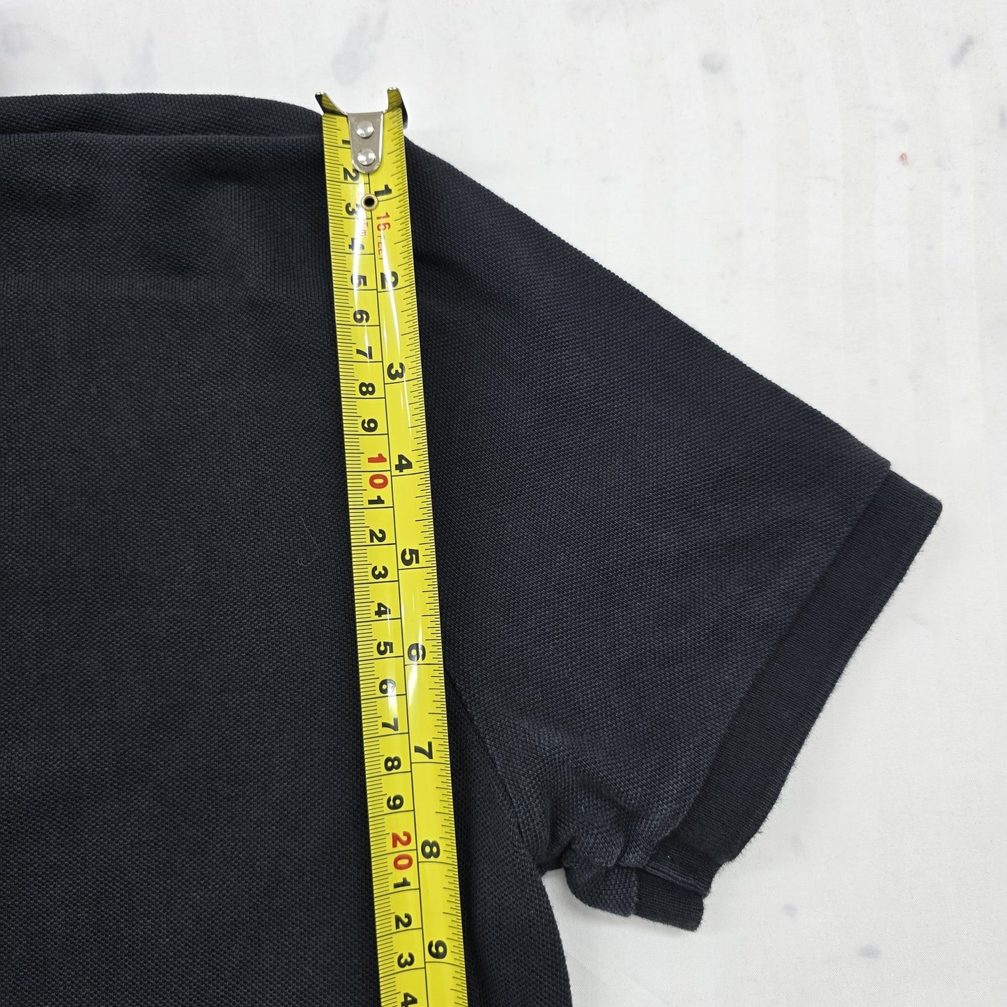 Polo Ralph Lauren Men's Black Short Sleeve Polo Shirt Size S Custom Slim