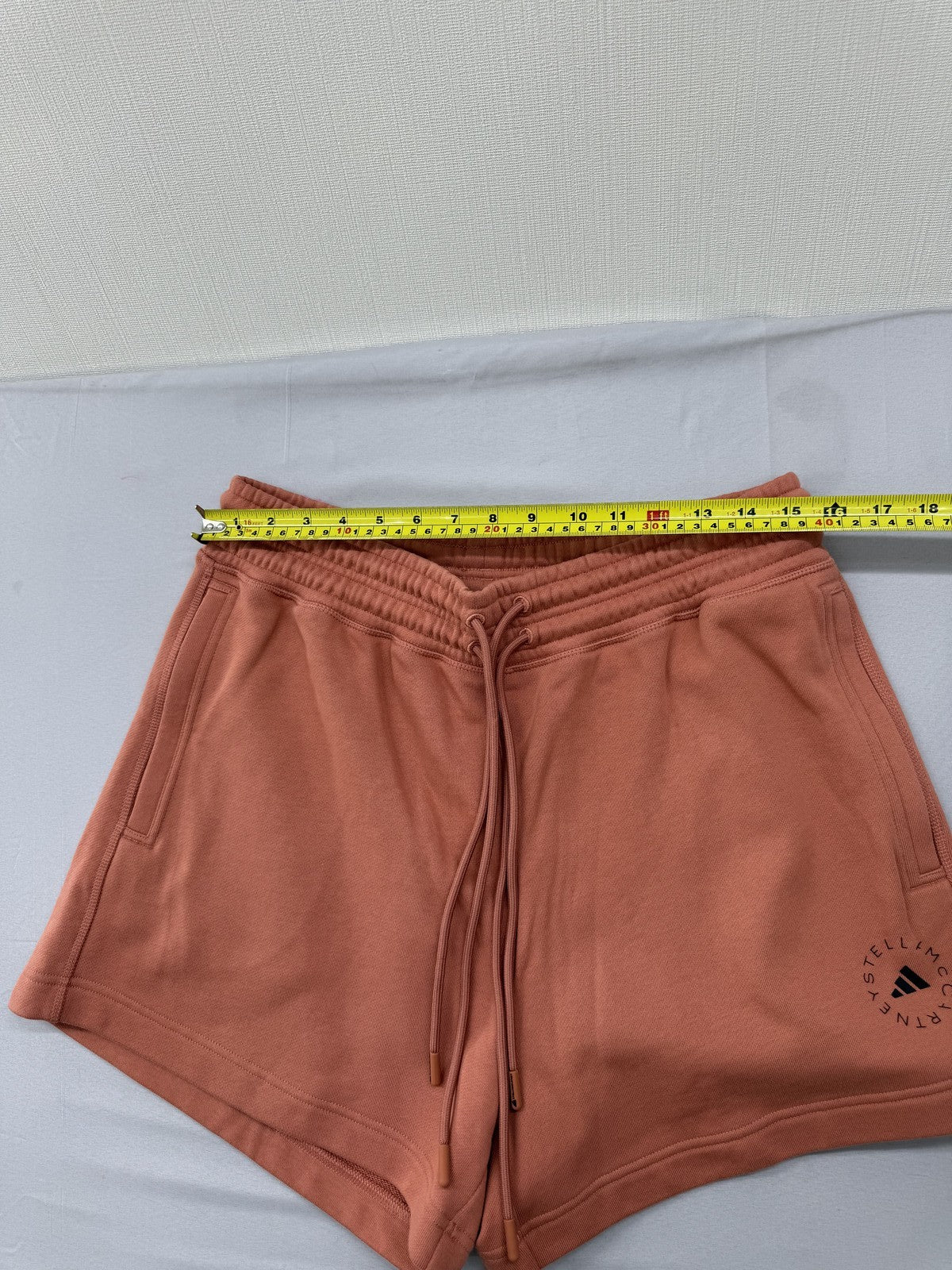 Adidas Stella McCartney Rust Terry Athletic Shorts 2XL Women Relaxed
