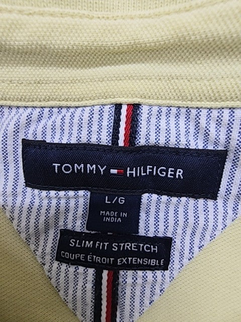 Tommy Hilfiger Men Yellow Polo Shirt size L product image 4