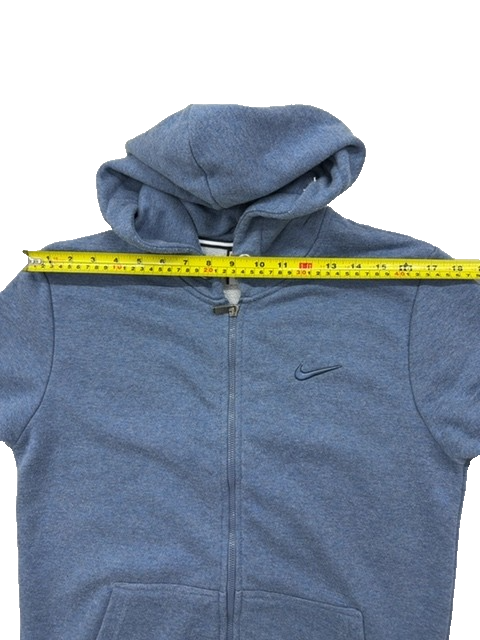 Nike Men's Blue Dri-FIT Pullover Hoodie Size L Cotton New