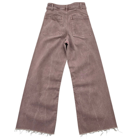 ZARA Women's Mauve Wide Leg Jeans Size 6 USA