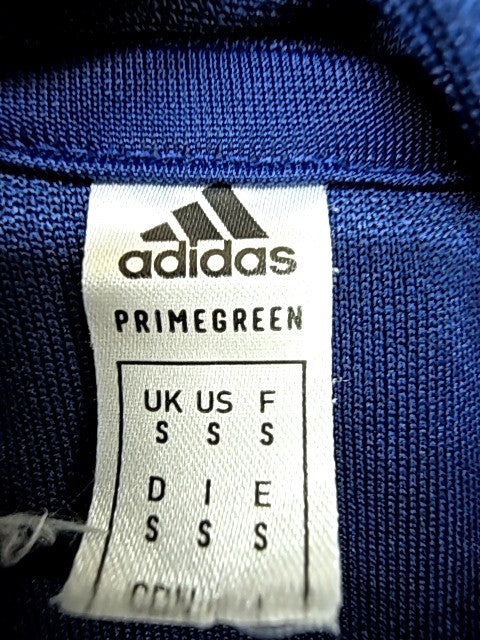Adidas Men's Navy Blue Primegreen Track Jacket Size S